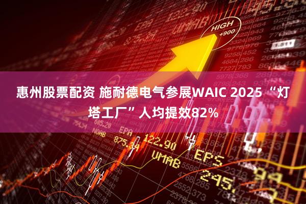 惠州股票配资 施耐德电气参展WAIC 2025 “灯塔工厂”人均提效82%